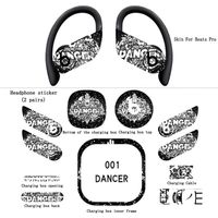 Batter Marble PowerBeats Pro Skin -Sticker- Ultra Thin, Lightweight Vinyl Decal Protection for Beats PowerBeats Pro (Dancer)