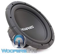 Memphis Audio SRX1240 Street Reference Series 12" 500 Watts Peak Power 4 Ohm Car Subwoofer