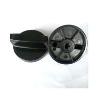 Internal aperture 8mm 2PCS Rotary switch gas stove parts gas stove knob bakelite knob with chrome plating for gas stove - Internal aperture 8mm