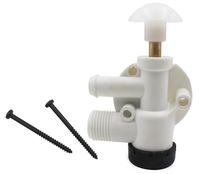 iFJF 385314349 RV Water Valve Assembly Camper Trailer Toilet Repair Kit For Sealand EcoVac Vacuflush Pedal Flush Toilets, Replacement for Dometic 385314349
