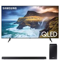 Samsung QN49Q70RA 49" Q70 QLED Smart 4K UHD TV with 1 Year Warranty (2019)(Renewed) Bundle with HW-Q60R 360W Virtual 5.1-Channel Soundbar System