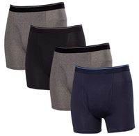 Kirkland Signature Men's Boxer Brief Pima Cotton 4 Pack (Extra Large, Assorted)