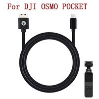 Sunshinehomely for DJI OSMO Pocket Nylon USB Type-c Cable Data Sync Charging Cable 1M Metal