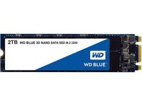 WD Blue 3D NAND 2TB PC SSD - SATA III 6 Gb/s, M.2 2280 - WDS200T2B0B