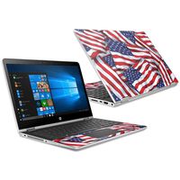 MightySkins Skin Compatible with HP Pavilion x360 15.6" (2018) - Patriot | Protective, Durable, and Unique Vinyl Decal wrap Cover | Easy to Apply, Remove, and Change Styles | Made in The USA