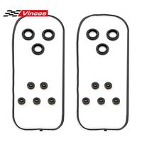 Vincos Engine Valve Cover Gasket VS50576R Replacement For Honda Acura 1997-2004 3.0 3.2 3.5L PILOT 2003-2004 3.5L V6 and ODYSSEY 2002-2003 3.5L V6 Replacement For ACURA TL 1999-2003 3.2L V6
