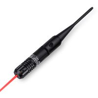EZshoot BoreSighter Bore Sight kit with Button Switch for 0.22 to 0.50 Caliber Rifles Handgun Red Laser Sight