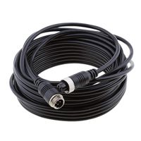 65FT 20M Car Video Extension Cable 4PIN Aviation Connector Cable Power Wire for Backup Camera Kit Rearview Camera Truck/RV/Van/Bus/Tractor/Vehicle.