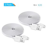 LANMU Micro USB Power Extension Cable for Wyze Cam,Wyze Cam Pan,Blink,Nest Cam Indoor,Yi Camera,kasa Cam,Home Security Camera Charging Cord,with Wire Clips (26ft/8m) (2 Pack)