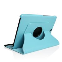 Jennyfly Tab S2 9.7 Case (SM-T810), Premium PU Leather 360 Degree Rotating Stand Protective Case Cover for Samsung Galaxy Tab S2 9.7 - Light Blue