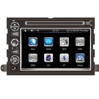 Effort GPS Navigation 7 Inch Wince 6.0 System Capacitive Touch Screen Car DVD Player for Ford Fusion/Explorer 2006-2009 Support AM/FM/RDS/SD/1080P Video Playback/Bluetooth/3G/Rear View Camera