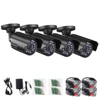 Anlink 4 Pack 900TVL 960H Outdoor Indoor 100Ft Night Vision Waterproof Security Surveillance CCTV Bullet Cameras