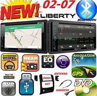 2002-2007 JEEP LIBERTY Double Din DVD CD GPS Navigation Bluetooth Radio Stereo
