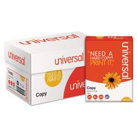 Universal Office Products Copy Paper, 92 Brightness, 20lb, 8-1/2 X 11, White, 5000 Sheets/Carton