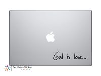 God Is Love Vinyl Car Sticker Symbol Silhouette Keypad Track Pad Decal Laptop Skin Ipad Macbook Window Truck Motorcycle