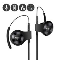 Origem HS-3 Bluetooth Headphones, Wireless Sports Earphones with DSP Audio Algorithm, True Voice Recognition, Rotatable Ear Hook, Graphene Driver and Fast Charging for Workout, Gym, Running