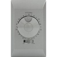 GE 15084 60-Minute Countdown Timer Single-Pole/Single-Throw, Silver