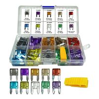 120 PCS Car Blade Fuses - MuHize Truck Mini (2A/3A/5A/7.5A/10A/15A/20A/25A/30A/35A) Fuse Assorted Kit with Puller Tool, Replacement RV SUV Truck Camper Fuses