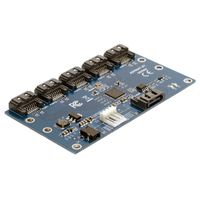 JSER SATA 1 to 5 Hub PM Router Port Multiplier Riser Card Splitter Storage Adapter JMB321 chipset