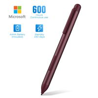 MoKo Surface Go Stylus Pen, Microsoft Surface Go Digital Active Pencil Supporting 600hrs Playing Time and 240 Days Standby with 1024 Levels of Pressure Points Tilt Sensitivity - Red