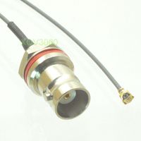 IPX U.FL female 1.13mm 8inch RF pigtail BNC female bulkhead round Cable Quick USA Shipping