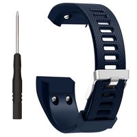 ZSZCXD Band for Garmin vivosmart HR+, Silicone Strap Replacement Wristband for Garmin vivosmart HR+ (No Tracker) (Navy)