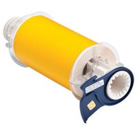 Brady 13570 PowerMark 50' Length x 6" Width, B-569 Hi-Performance Polyester, Yellow Tape