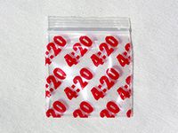 5000 Bags 125125 1.25" x 1.25" 4:20 420 Mini ZIPLOCK Clear Plastic Bags Apple Baggies - Reusable RECLOSABLE HIGH Quality