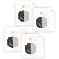 Blue Octave BDW52 In Wall Speakers 2 Way Home Theater Surround Sound 2 Pair Pack