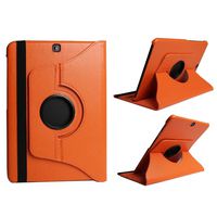 Jennyfly 2017 Tab A 8.0 (SM-T385) Protective Cover,Multiple Viewing Angles,360 Degree Rotating Case for Samsung Galaxy Tab A 8.0 2017(SM-T380/SM-T385) - Orange