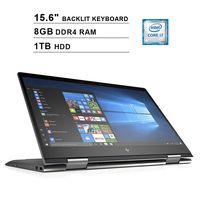 HP 2019 Newest Envy x360 15.6 Inch FHD Touchscreen Laptop (Intel Quad Core i7-8550U up to 4.0 GHz, 8GB RAM, 1TB HDD, Backlit Keyboard, WiFi, HDMI, Bluetooth, Windows 10) (Ash Silver)