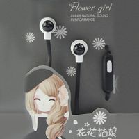 New Fashion Cartoon Color Noodles Line In-ear Headphone,Sport Earbuds with Mic Earphones Stereo Bass 3.5mm Jack Crystal Clear Sound Headset for Kids Girls (black+white)