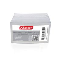 XFasten Self Adhesive Business Card Magnets, Pack of 100