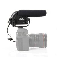 Camera Shotgun Mic, BOYA BY-VM190 Video Condenser Super-cardioid Shotgun HD Prosumer Interview Microphone On-Camera Recording for Canon EOS Nikon Sony Pentax DSLR Cameras Facebook Livestream Vlog