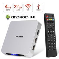 Android 9.0 TV Box,HAOSIHD AI ONE Android TV Box with 4GB RAM 32GB ROM RK3328 Quad-core,Support 4K Full HD/BT 4.0/2.4G WiFi/USB 3.0 Smart TV Box