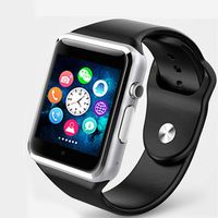 Detectorcatty A1 Professional Smart Wrist Watch 2G SIM TF Camera Waterproof GSM Phone Large-Capacity SIM SMS for Android for iPhone