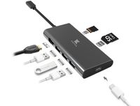 KOTEA USB C HUB, Type C Adapter with 4K HDMI, 3 USB 3.0, SD/TF Card Reader and Type C Charging Port for MacBook Pro, Google Chromebook, XPS and More USB C Devices