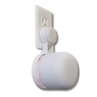 Nest WiFi Point Genie: The Simplest Lowest Profile Outlet Holder Mount for Google Nest WiFi Point | Reinforced Support | Great Sound | Open Access | No Messy Screws! (1-Pack)