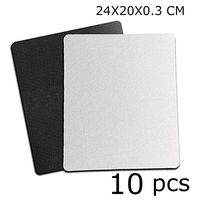 10pcs Blank Mouse Pad for Sublimation Transfer Heat Press Printing Crafts