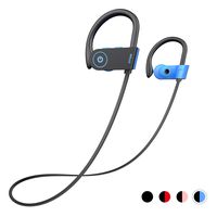 Bluetooth Headphones, Otium Wireless Headphones IPX7 Waterproof in-Ear Sports Earphones w/Mic for Gym Running Cyclying Workout (Blue)