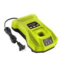 Energup Replacement Ryobi P117 Dual Chemistry Charger Li-ion & Ni-cad Ni-Mh Battery Charger 12V 18V MAX for Ryobi One+ Plus Battery P100 P102 P103 P105 P107 P108 1400670 P117 P118 Ryobi Charger