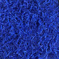 Worlds Crinkle Cut Paper Shred for Packing Filler Gift Wrap Basket Filler Colored Crinkle Paper 8OZ Royal Blue