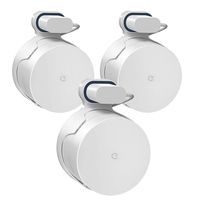 STANSTAR Google WiFi Wall Mount 3 Pack,WiFi Bracket Holder for Google Mesh WiFi Router and System Space Saving Google WiFi Holder Without Messy Wires or Screws