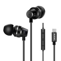 Lecone USB Type C Earbud Headphones Earphone with Mic Remote Control for Google Pixel 3/2/XL, New iPad Pro/MacBook/Pro/Air, Xperia XA2/XZ2, HTC U12/U11, OnePlus 6/6T/5/5T, LG V40/V30, Essential