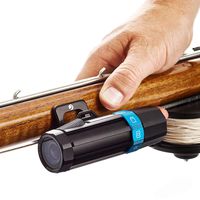 PARALENZ Speargun Mount - and Tripod Pack Dive Camera+, CNC Milled Aluminum and Stainless Steel, Spearfishing Camera Mount