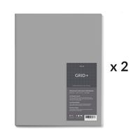 Vela Sciences Advanced Softcover Lab Notebook, 9.25 x 11.75 inches, 144 Pages (2-Pack, Grid+)