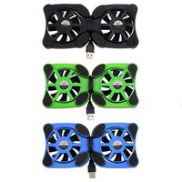JINBEST 1Pcs Mini Portable Octopus Notebook Fan Cooler Cooling Pad Dual USB Fans for 14 inch Laptop (Color Random)