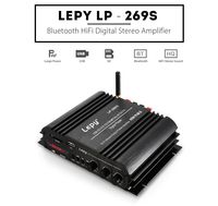 Nobsound Lepy Hi-Fi Stereo Multimedia 4-Channel 180w (45W x 4) Bluetooth Power Amplifier Audio Amp Booster USB SD DVD CD FM MP3 for Car Vehicle Home Booster Remote Control & LED Display Screen