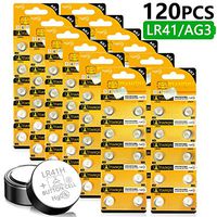 Homesprit (120PCs) Tianqiu AG3 LR41 SR41 L736 392 384 192 Battery 1.5V Button Cell Battery