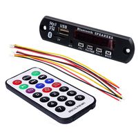 12V Car Bluetooth MP3 WMA FM AUX Decoder Board Audio Module USB TF SD Card Radio